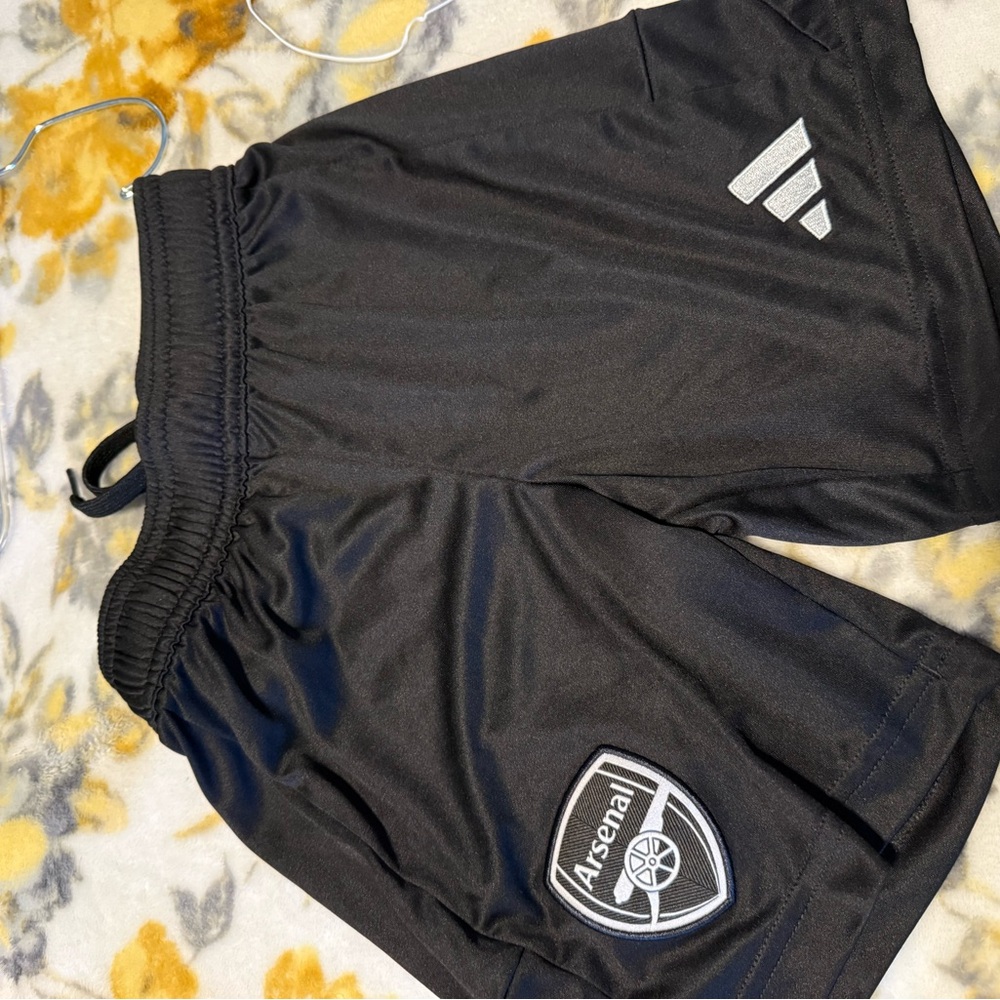 Adidas Black Arsenal Boys Shorts
